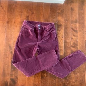 Patagonia burgundy corduroy pants